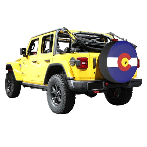 ソフト スペアタイヤカバー Colorado Flag