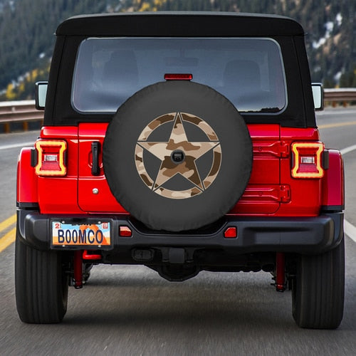 ソフト スペアタイヤカバー Camo Star