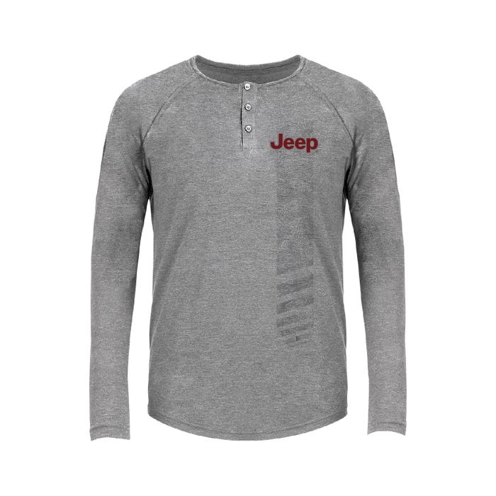 MEN'S TOPOGRAPHIC TRI-BLEND HENLEY