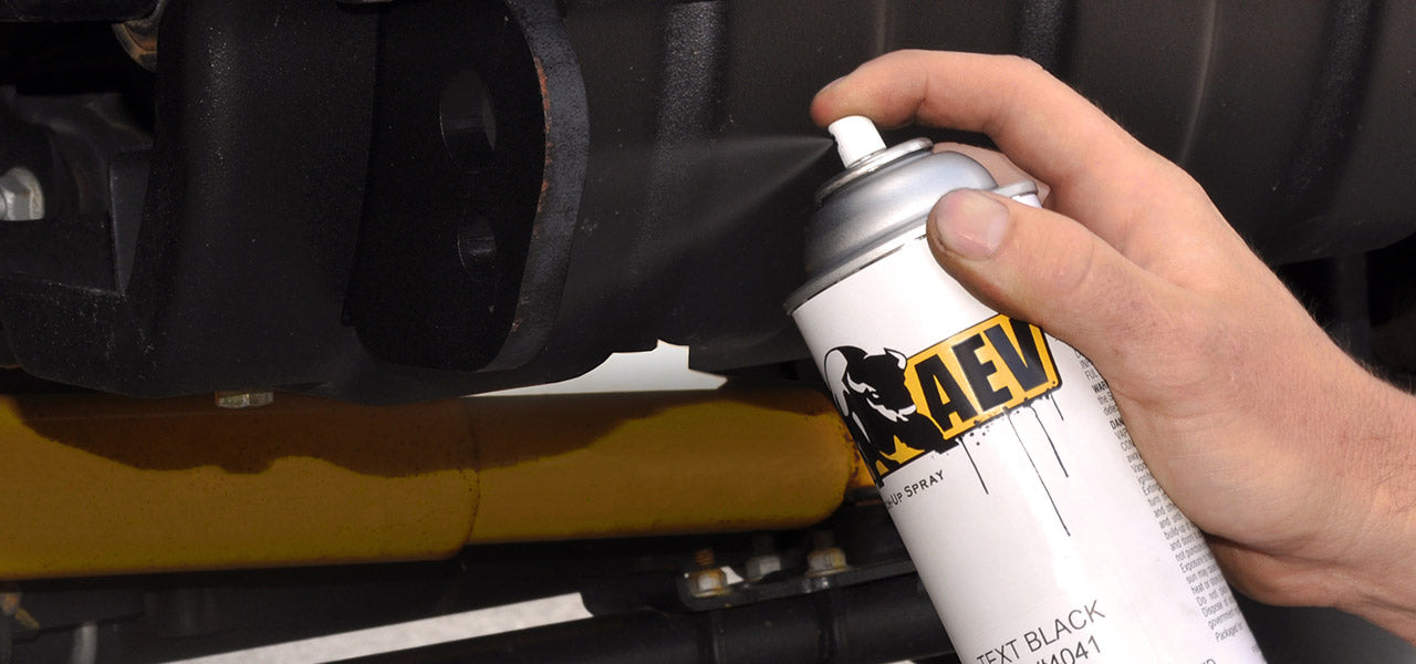 AEV テクスチャードブラック タッチアップスプレー