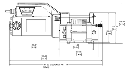 1500lbs 120Vコンセント駆動ウィンチ