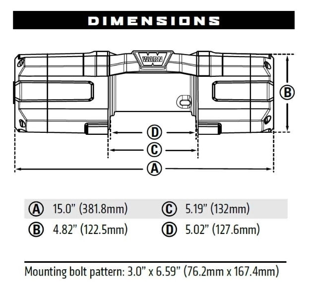 WARN AXON 55 パワースポーツウィンチ  101155