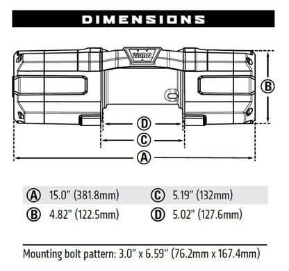 WARN AXON 55 パワースポーツウィンチ  101155