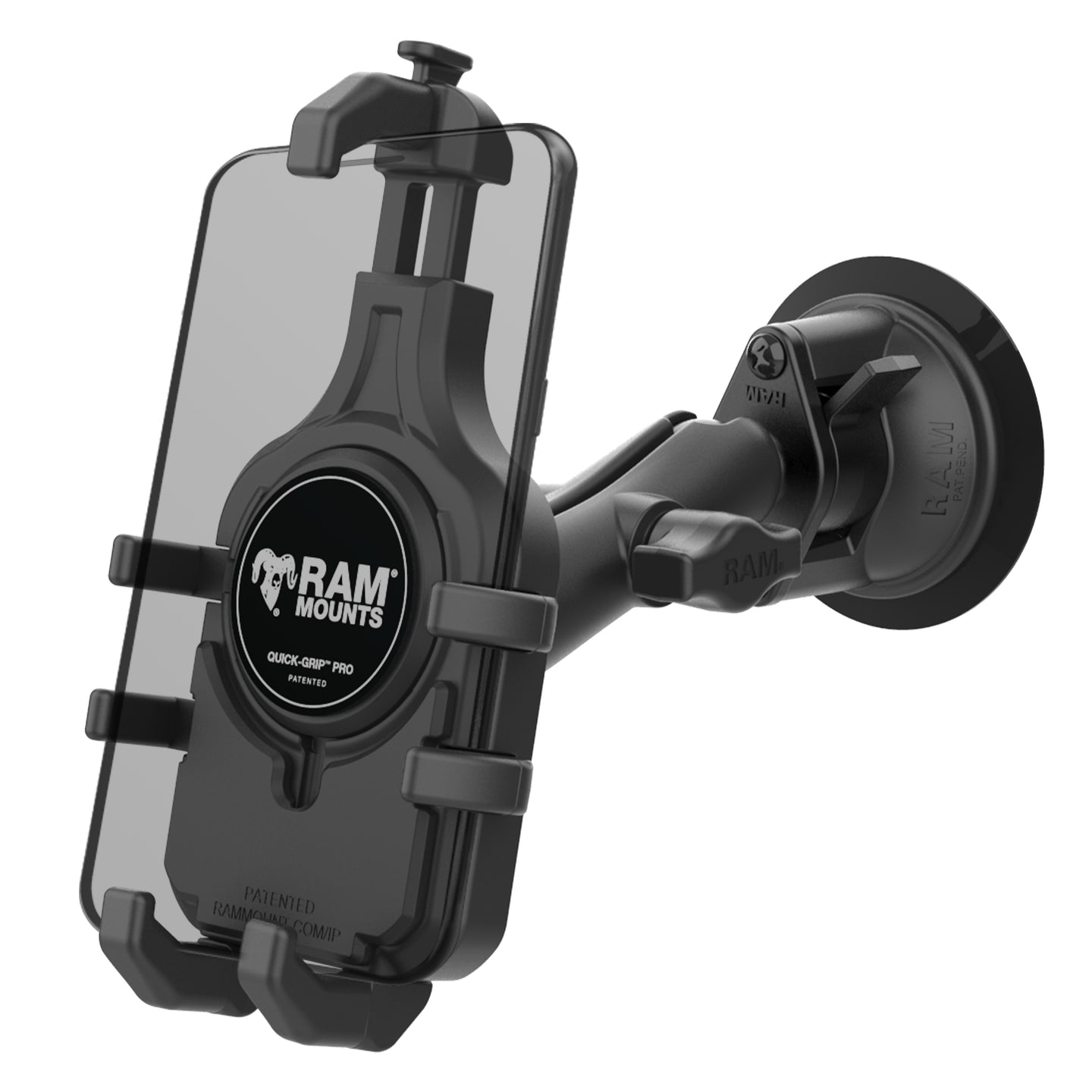 RAM MOUNTS ラムマウント Quick-Grip Pro クイックグリップ プロ 吸盤スマホホルダー（ミディアム）