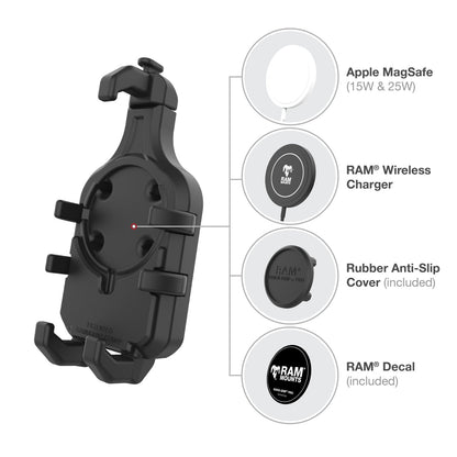 RAM MOUNTS ラムマウント Quick-Grip Pro クイックグリップ プロ 吸盤スマホホルダー（ミディアム）