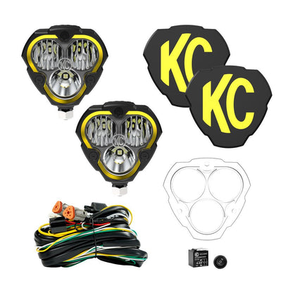 KC HiLiTES KCハイライツ フレックス エラ3 ペア FLEX ERA 3 - 2-Light Master LED Light Pod Kit