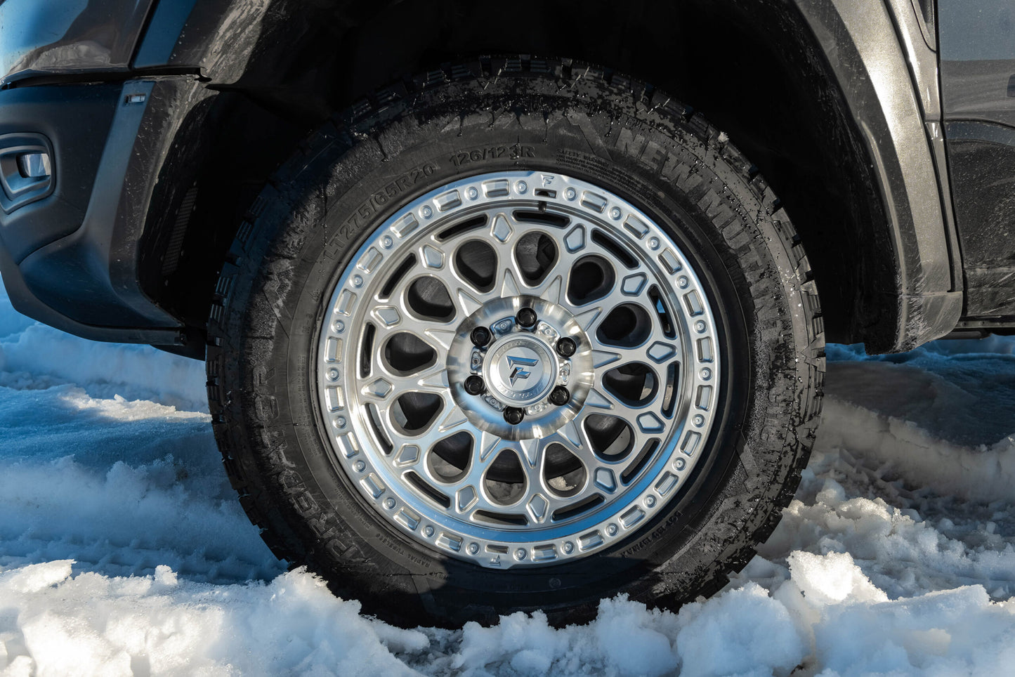 Fittipaldi Off Road FT101MS | GLOSS SILVER WITH MACHINED FACE AND UNDERCUT