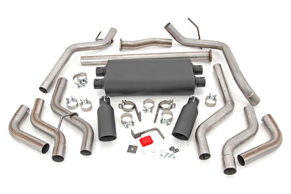Rough Country パフォーマンス キャットバック エキゾースト マフラー 4.6L/5.7L V8 (2nd タンドラ)