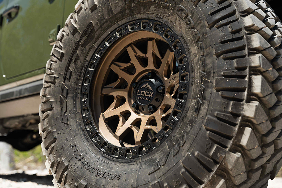 Lock Off Road Wheels ロックオフロード ホイール LUNATIC | Matte Bronze w/ Matte Black Ring