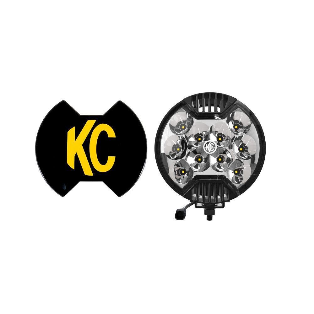 KC HiLiTES KCハイライツ 6インチ スリムライト LED シングル 6" SlimLite LED - Single Light - 50W Spot Beam