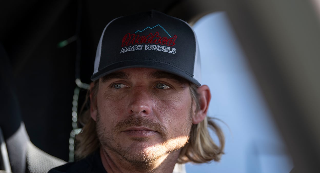 Method メソッド Neon Mountain Curvebill Trucker Hat Snapback Charcoal/White