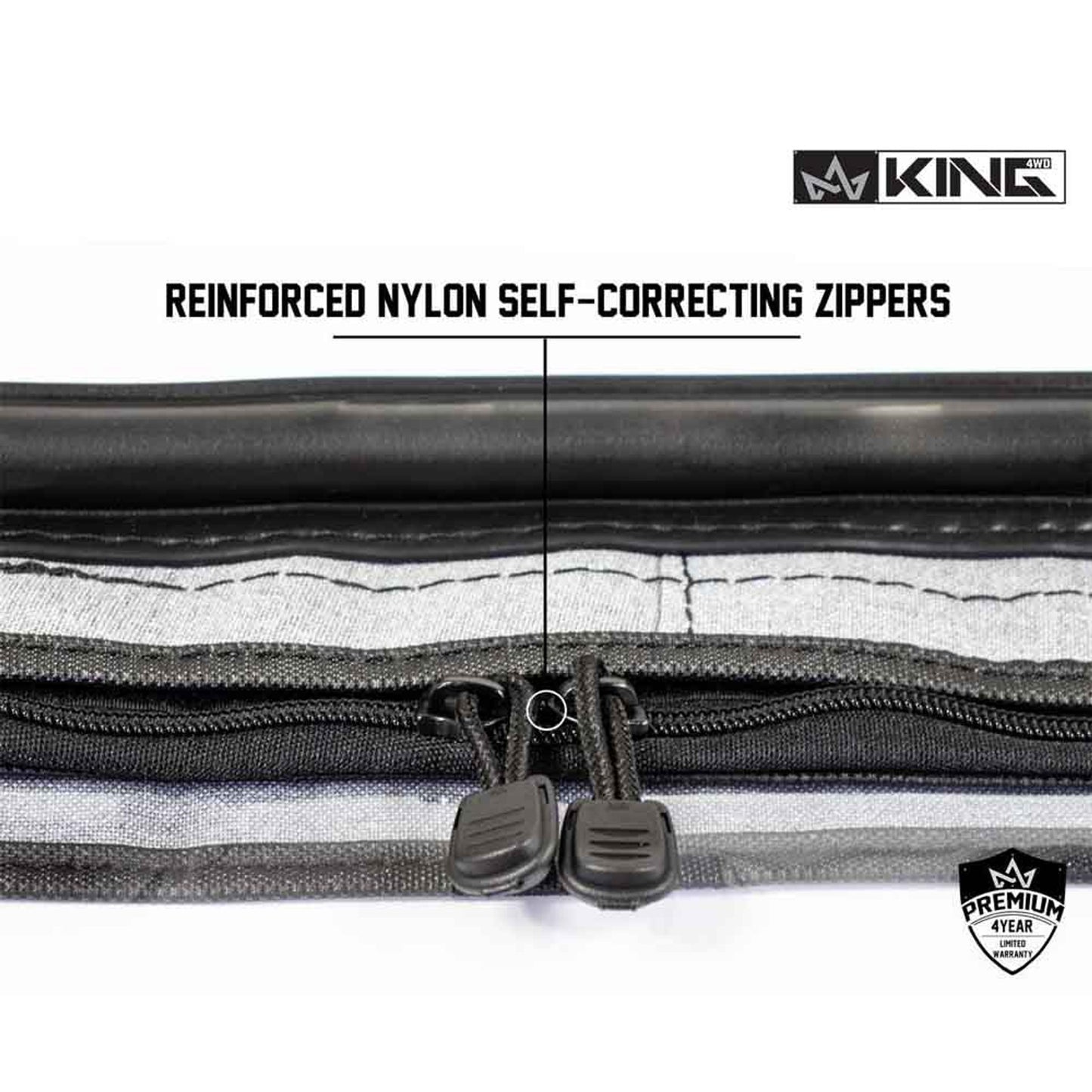 KING 4WD TJラングラー用 リプレイス用アッパードアスキン