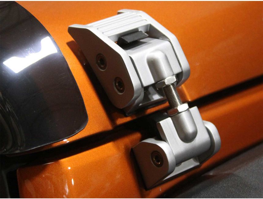 Rugged Ridge ラゲッドリッジ XHD Aluminum Hood Catches アルミニウム