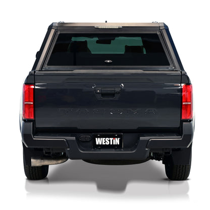 Westin Automotive EXP トラックキャップ (フロント固定ガラス/マットブラック) 4th タコマ用