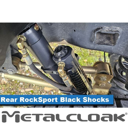 Metalcloak メタルクローク  RockSport BLACK, 2.5"- 3.5"  リア・ペア・純正アクスル用 (JT)