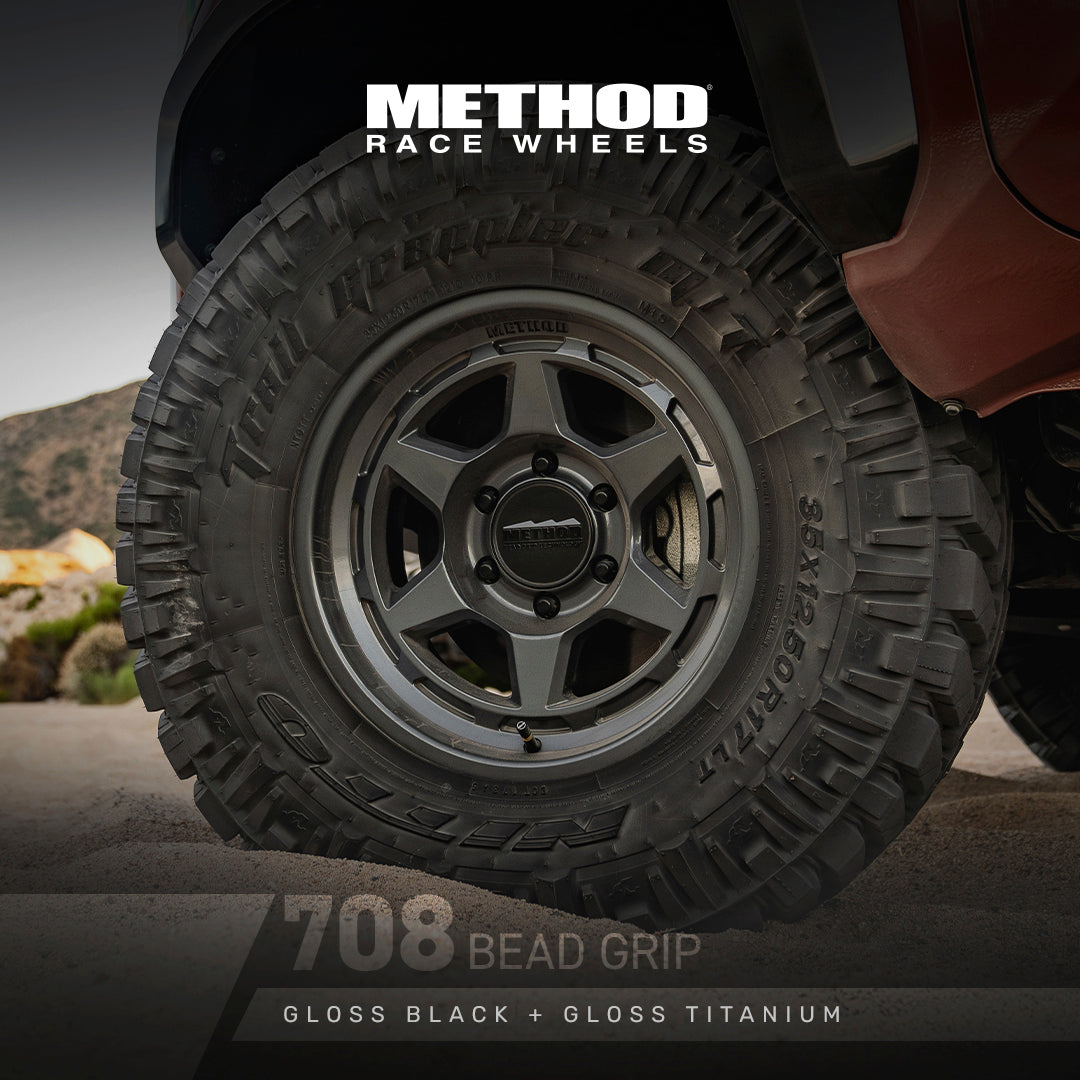 Method Race Wheels メソッド ホイール 708 Bead Grip | GLOSS TITANIUM