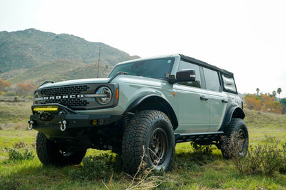 DV8 Offroad 20インチ Eliteシリーズ アンバー LEDライトバー (シングルロウ)