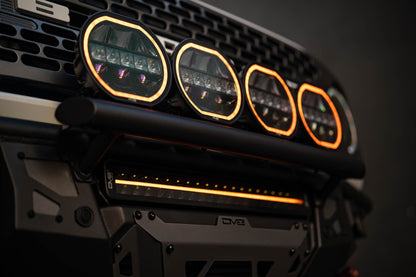 DV8 Offroad 20インチ Halo Elite デュアルロウ ライトバー (アクセントライト付き)