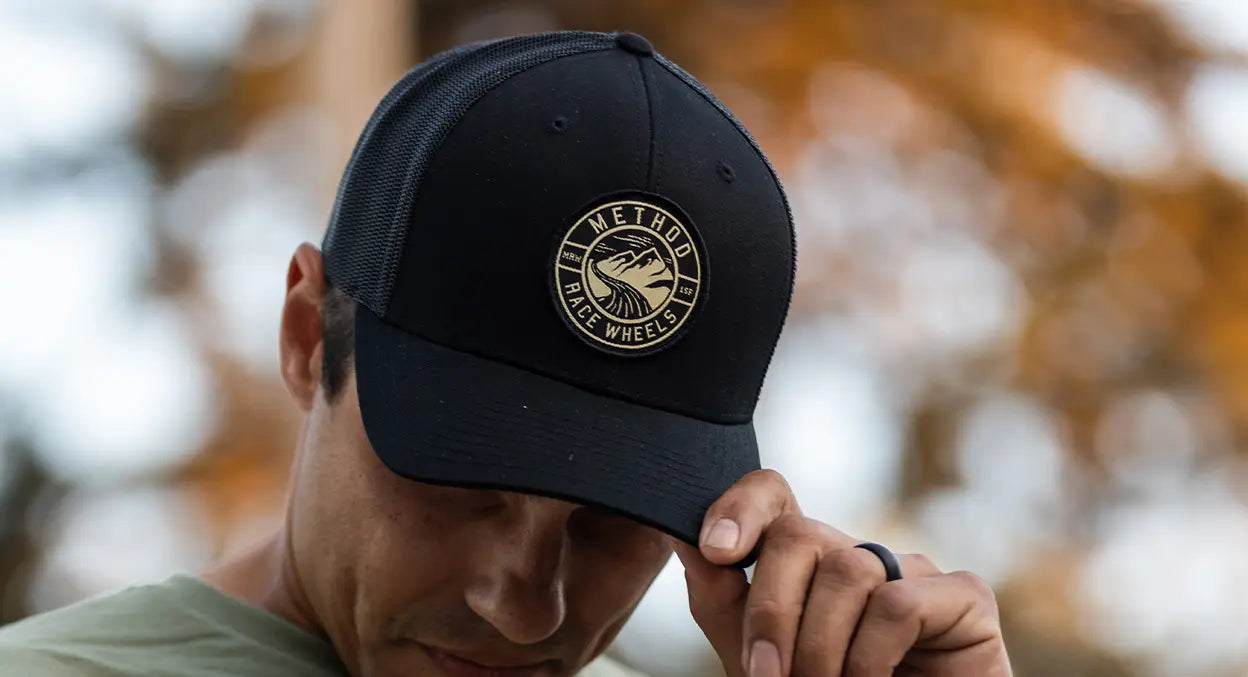 Method Race Wheels Prelander Curve Bill Trucker Hat Snapback Black