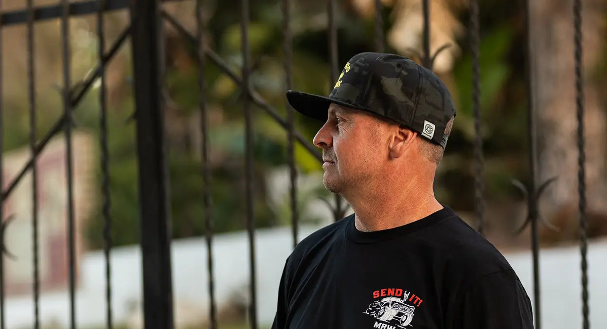Method メソッド Race Shop Flatbill Trucker Hat Snapback Black Multicam
