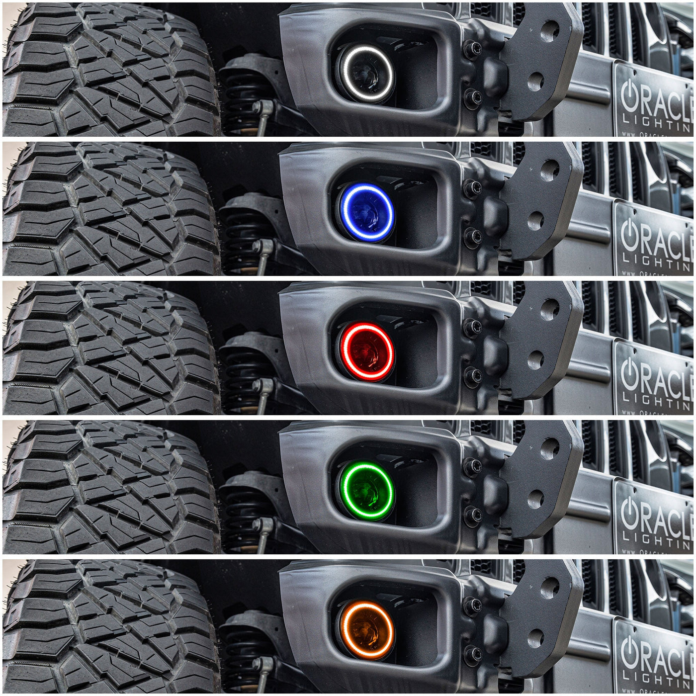 Oracle Lighting 高性能 20W LED フォグ ライト (JL・JK ラングラー/JTグラディエーター）