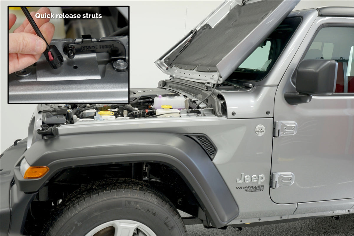 Redline Tuning QuickLIFT PLUS ボンネットフード ガスダンパー スチールボンネット用 21-20006-02  (JL/JT)