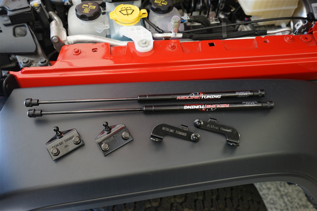 Redline Tuning QuickLIFT PLUS ボンネットフード ガスダンパー スチールボンネット用 21-20006-02  (JL/JT)