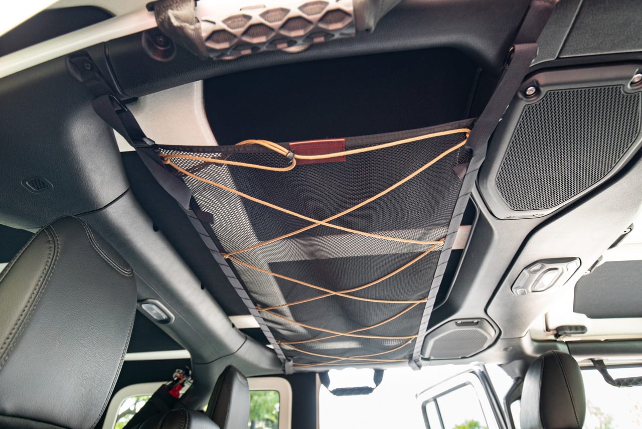 Blue Ridge Overland Gear ルーフメッシュストレージ アティック 収納 (JLラングラー)