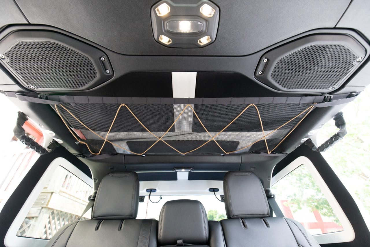 Blue Ridge Overland Gear ルーフメッシュストレージ アティック 収納 (JLラングラー)