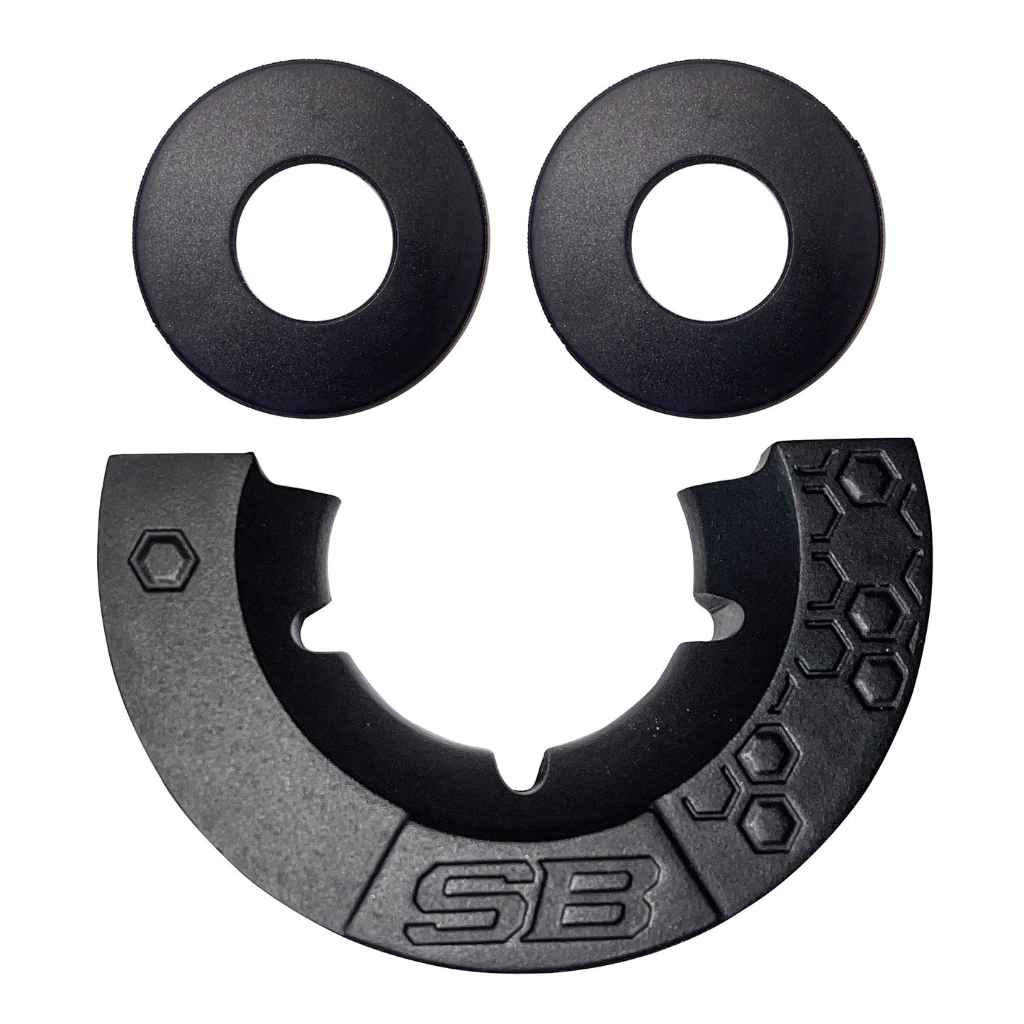 Smittybilt 3/4" Dリングシャックル（アイソレーター付/4.5トン対応/ブラック）