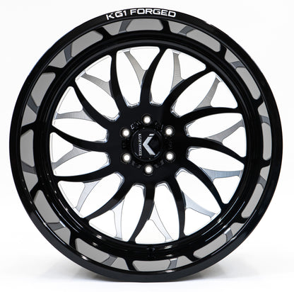 KG1 FORGED ホイール KF022 GALACTIC | GLOSS BLACK MILLED