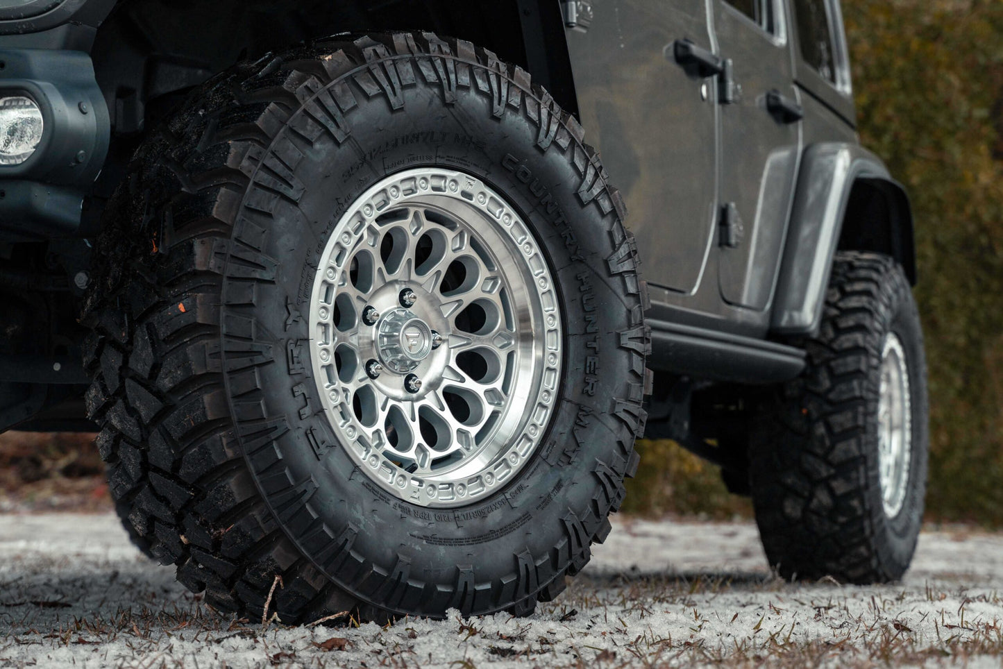 Fittipaldi Off Road FT101MS | GLOSS SILVER WITH MACHINED FACE AND UNDERCUT