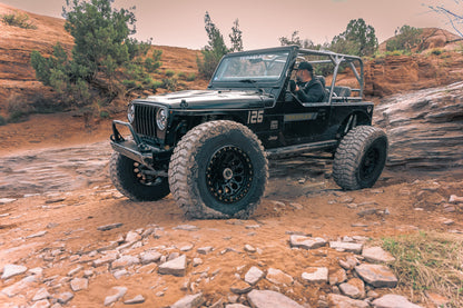 Fittipaldi Off Road FB153B BEADLOCK | SATIN BLACK WITH GLOSS BLACK FORGED RING