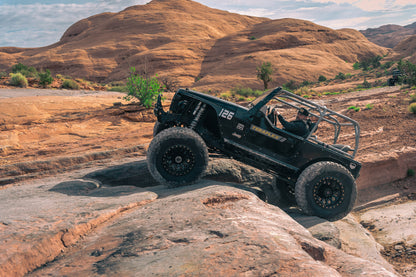 Fittipaldi Off Road FB153B BEADLOCK | SATIN BLACK WITH GLOSS BLACK FORGED RING