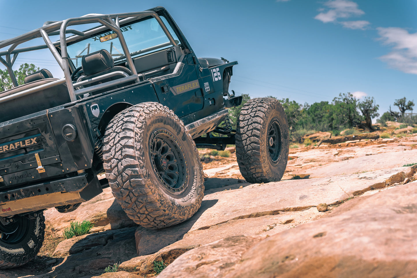 Fittipaldi Off Road FB153B BEADLOCK | SATIN BLACK WITH GLOSS BLACK FORGED RING