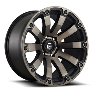 Fuel Off Road  フューエルオフロード ホイール  DIESEL D636  |  Black & Machined with Dark Tint (2nd タンドラ専用)