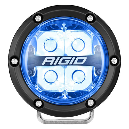 Rigid Industries リジッド 360シリーズ RGBW 4インチ スポットオプティック ライト（RGBWバックライト搭載）