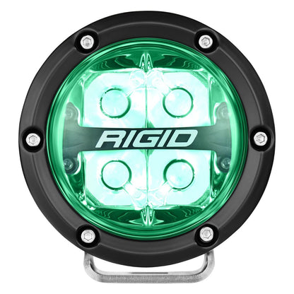 Rigid Industries リジッド 360シリーズ RGBW 4インチ スポットオプティック ライト（RGBWバックライト搭載）
