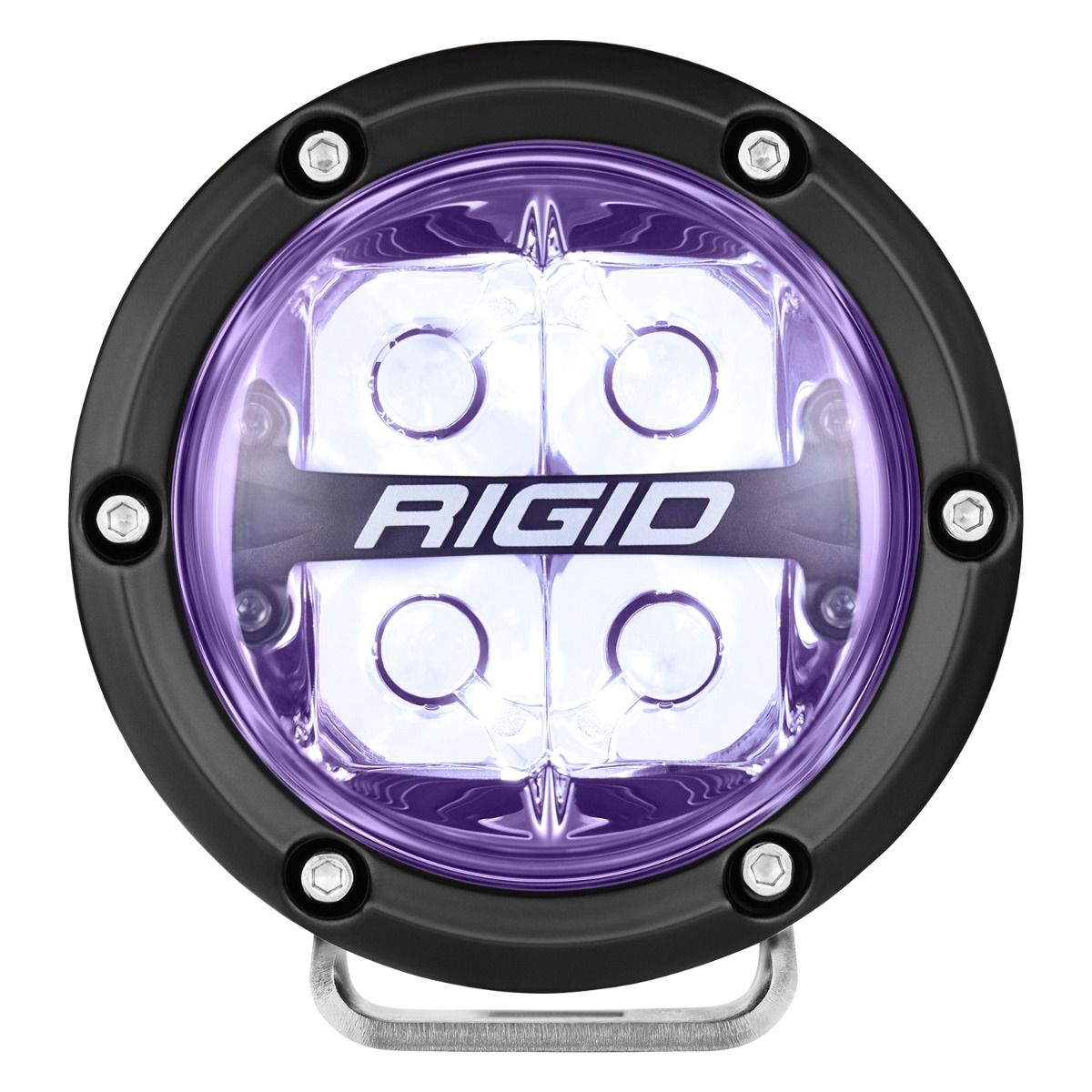Rigid Industries リジッド 360シリーズ RGBW 4インチ スポットオプティック ライト（RGBWバックライト搭載）