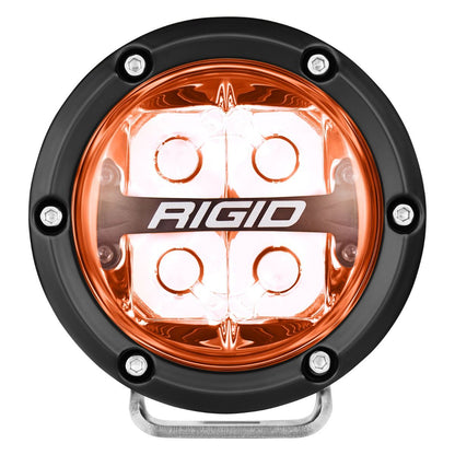 Rigid Industries リジッド 360シリーズ RGBW 4インチ スポットオプティック ライト（RGBWバックライト搭載）