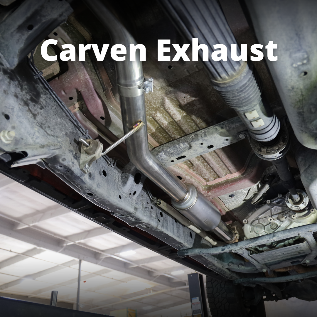 Carven Exhaust 2020-2025 Jeep Gladiator Over Axle Dump Exit マフラー (JTグラディエーター)