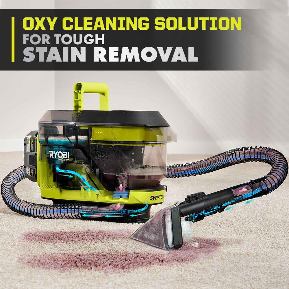 RYOBI リョービ 18V ONE+ HP SWIFTClean ミッドサイズ スポット＆カーペットクリーナー