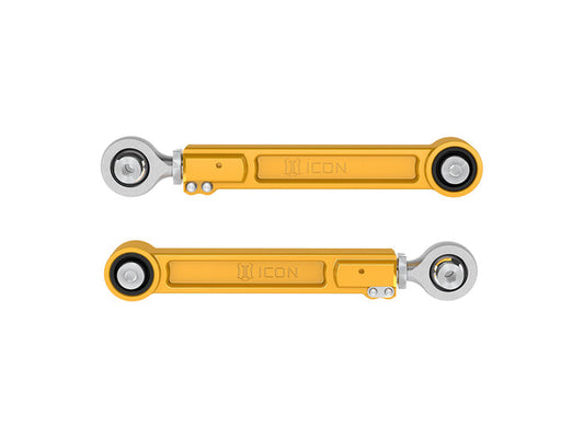 ICON VEHICLE DINAMICS ビレット リアアッパーリンクキット ゴールドアルマイト (ランクル250/3rdタンドラ/Sequoia/Tacoma/GX550/4Runner用)