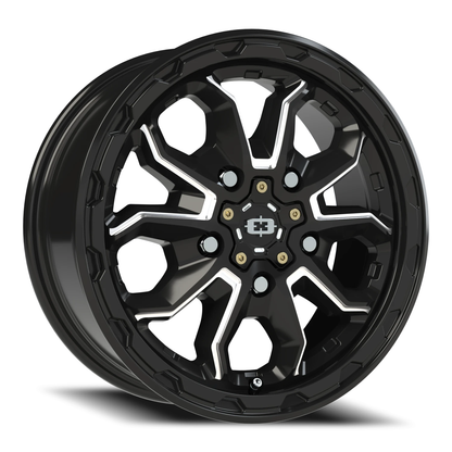 Vision Wheel ビジョンホイール 410 Korupt Van GBMS | Gloss Black Milled Spoke