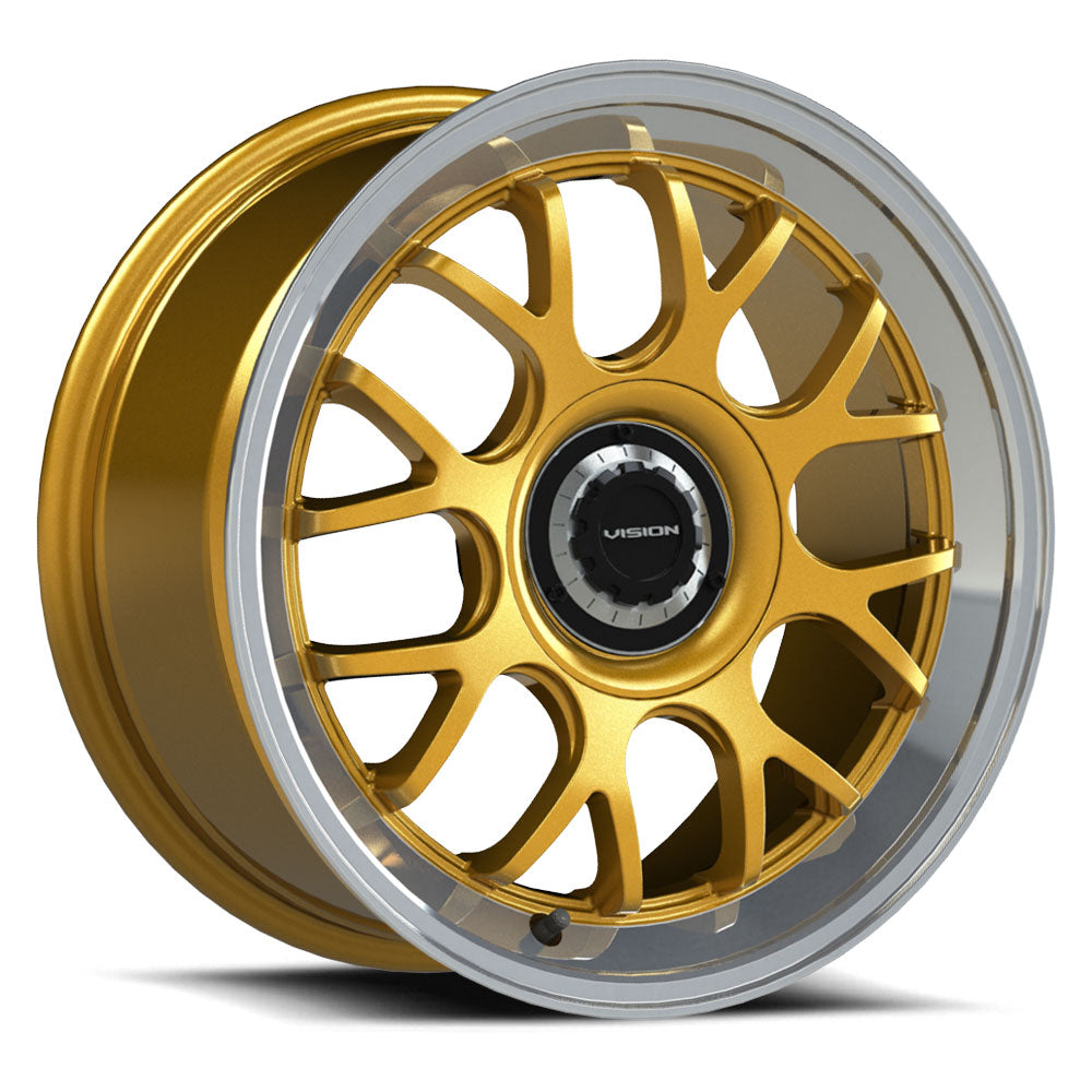 Vision Wheel ビジョンホイール 478 Alpine | Gold Machined Lip