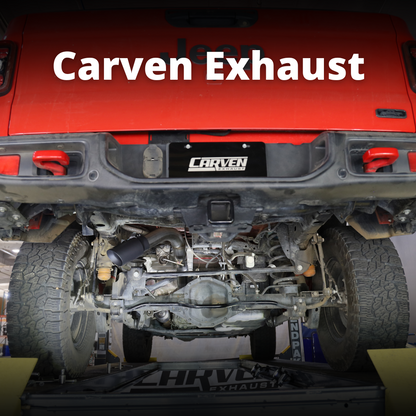Carven Exhaust 2020-2025 Jeep Gladiator Over Axle Dump Exit マフラー (JTグラディエーター)