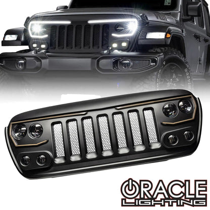 Oracle Lighting JL/JT用 VECTOR Pro Series II フルLEDグリル (ヘッドライト＆DRL一体型)