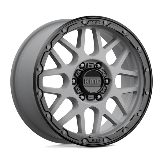 KMC ホイール KM535 GRENADE OFF-ROAD | MATTE GRAY W/ MATTE BLACK LIP