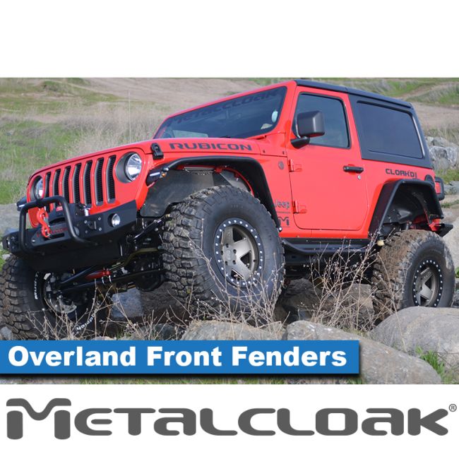 Metalcloak メタルクローク Overland スチール チューブ フェンダー フロント ペア(JL/JT) – アメリカンインテイク US カスタムパーツショップ