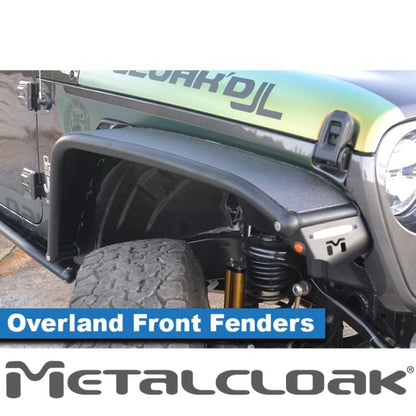Metalcloak メタルクローク Overland スチール チューブ フェンダー フロント ペア(JL/JT)